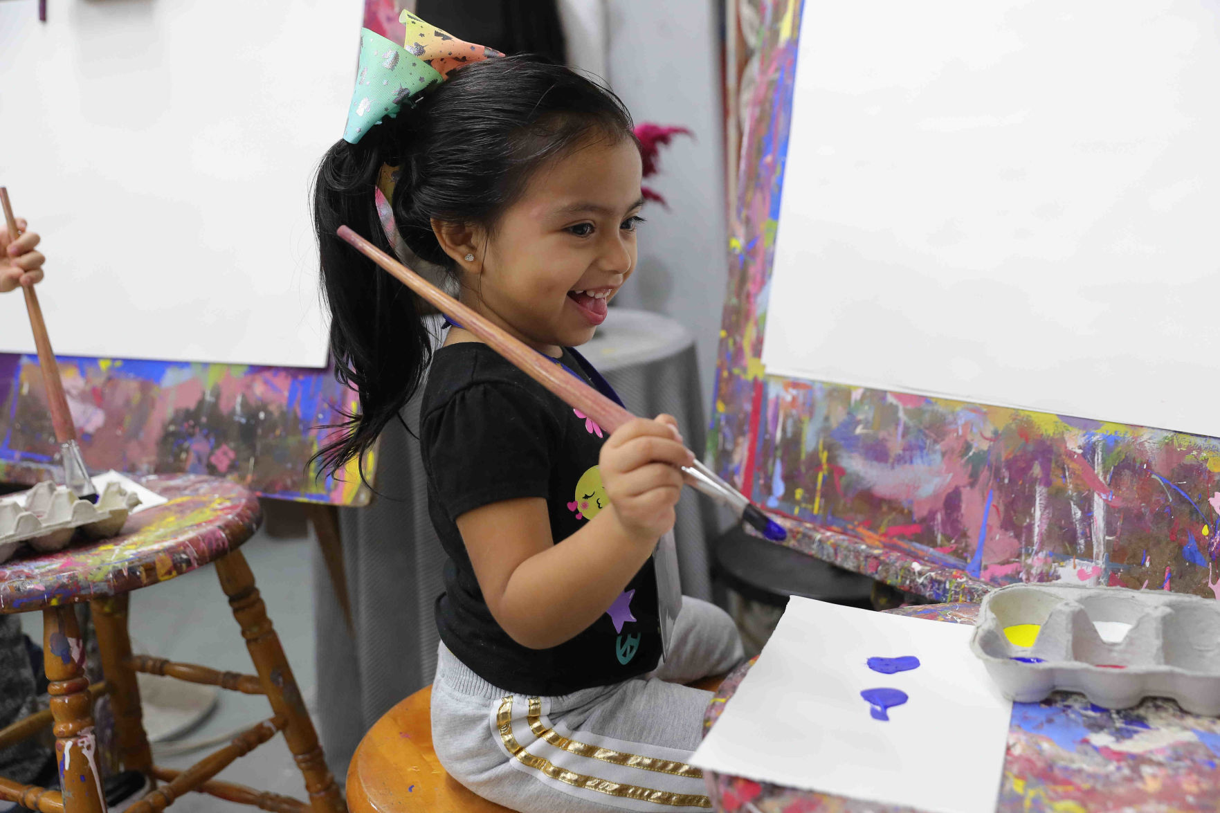 Gateway Head Start of Vineland hands on art experience at The Barn Studio of Art